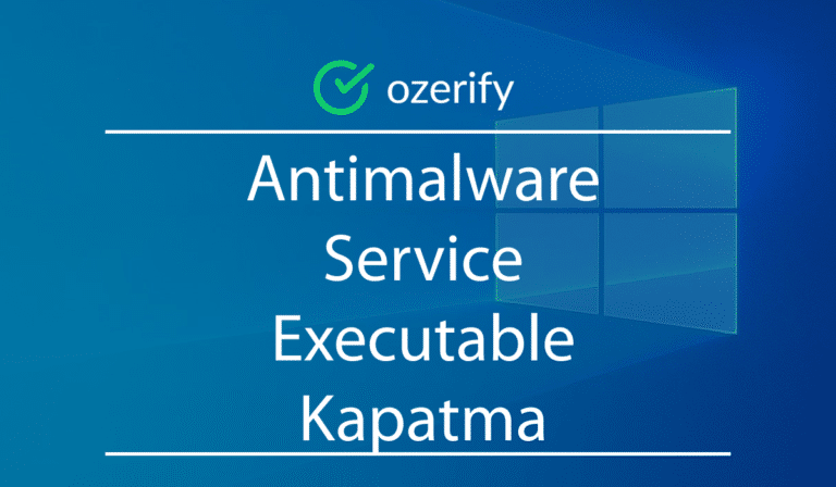 antimalware service executable