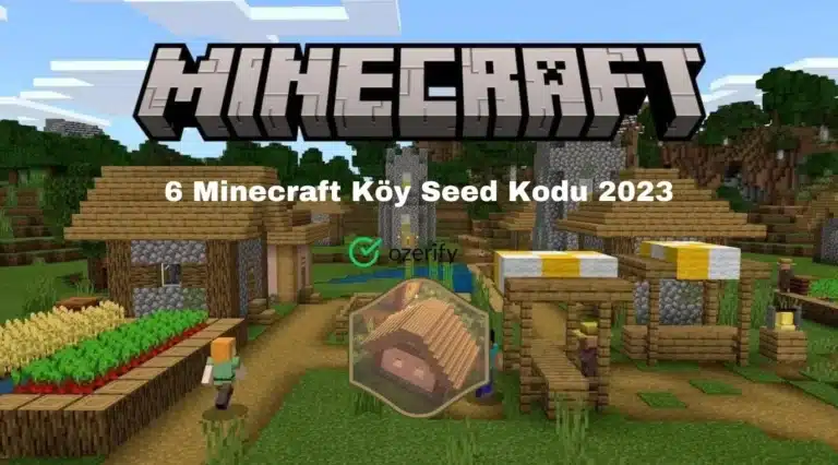6 Minecraft Köy Seed Kodu 2023